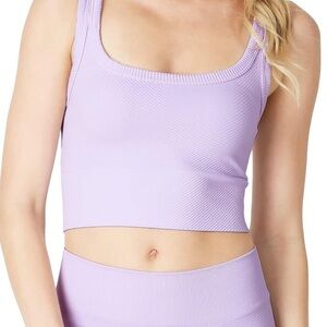 Nikibiki Lavender Ribbed Top